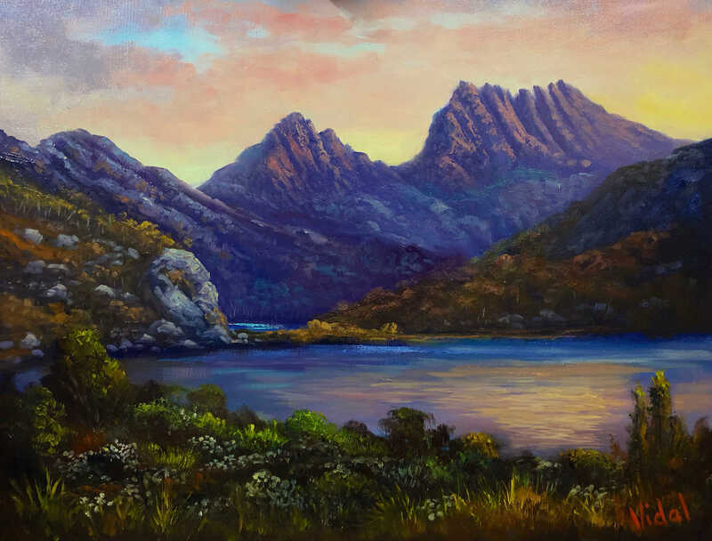 Sunset on Cradle Mountain Tasmania