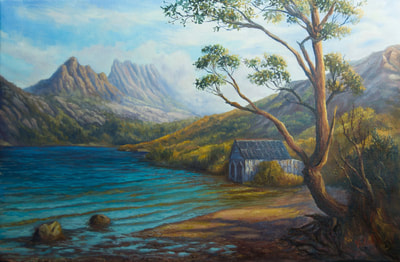 original Australian landscape by Christopher Vidal of Cradle Mountain